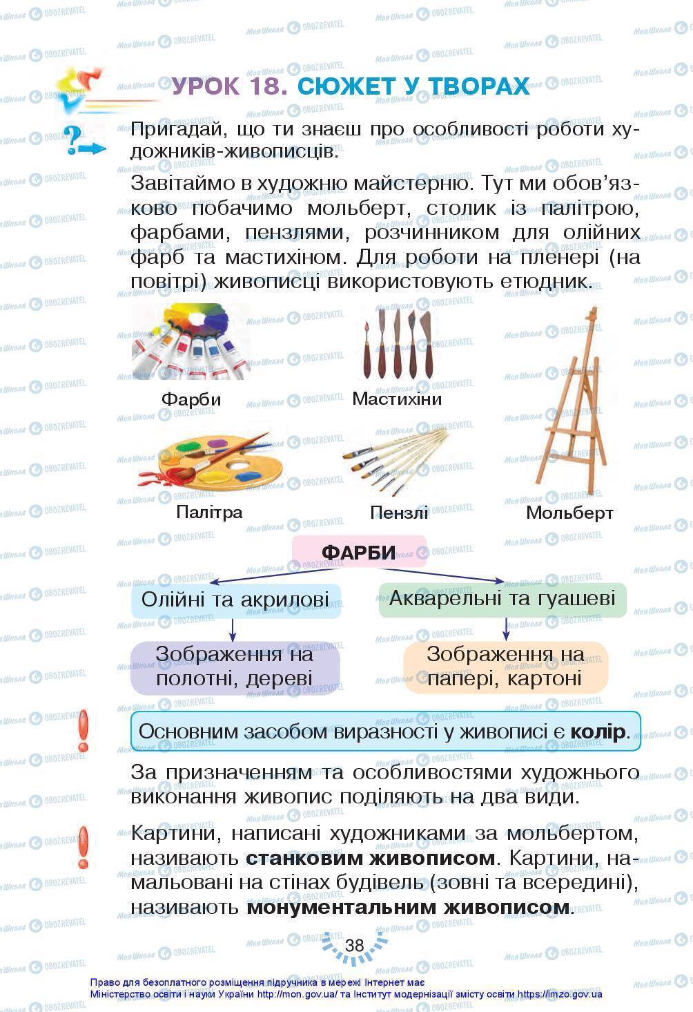 Учебники Искусство 3 класс страница 38