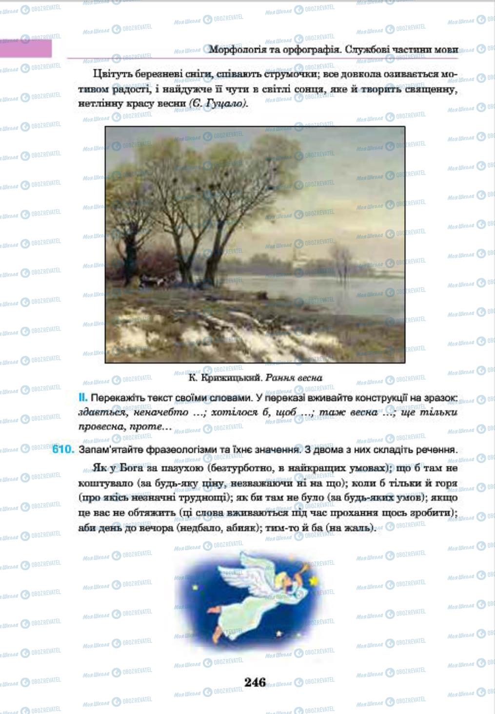 Підручники Українська мова 7 клас сторінка 246
