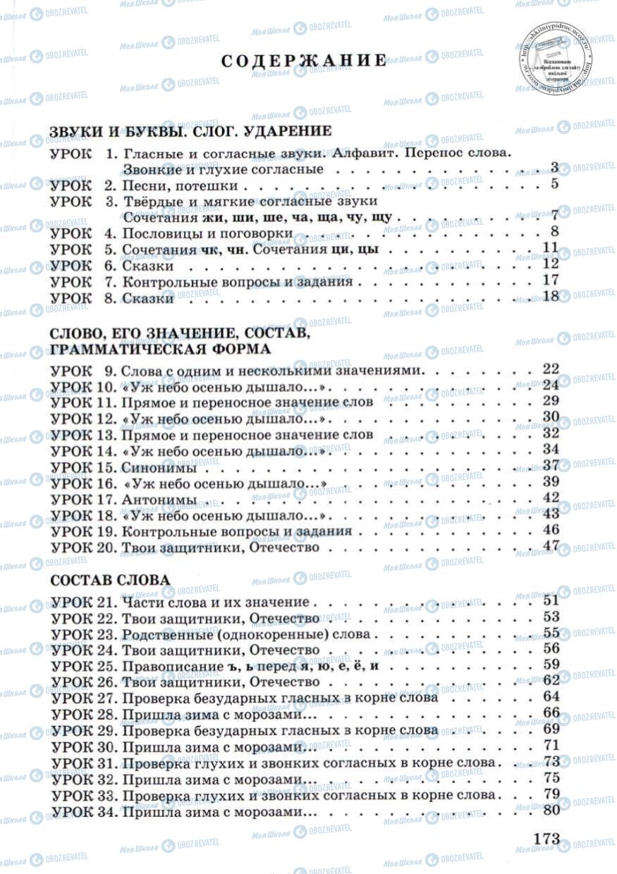 Учебники Русский язык 4 класс страница 173