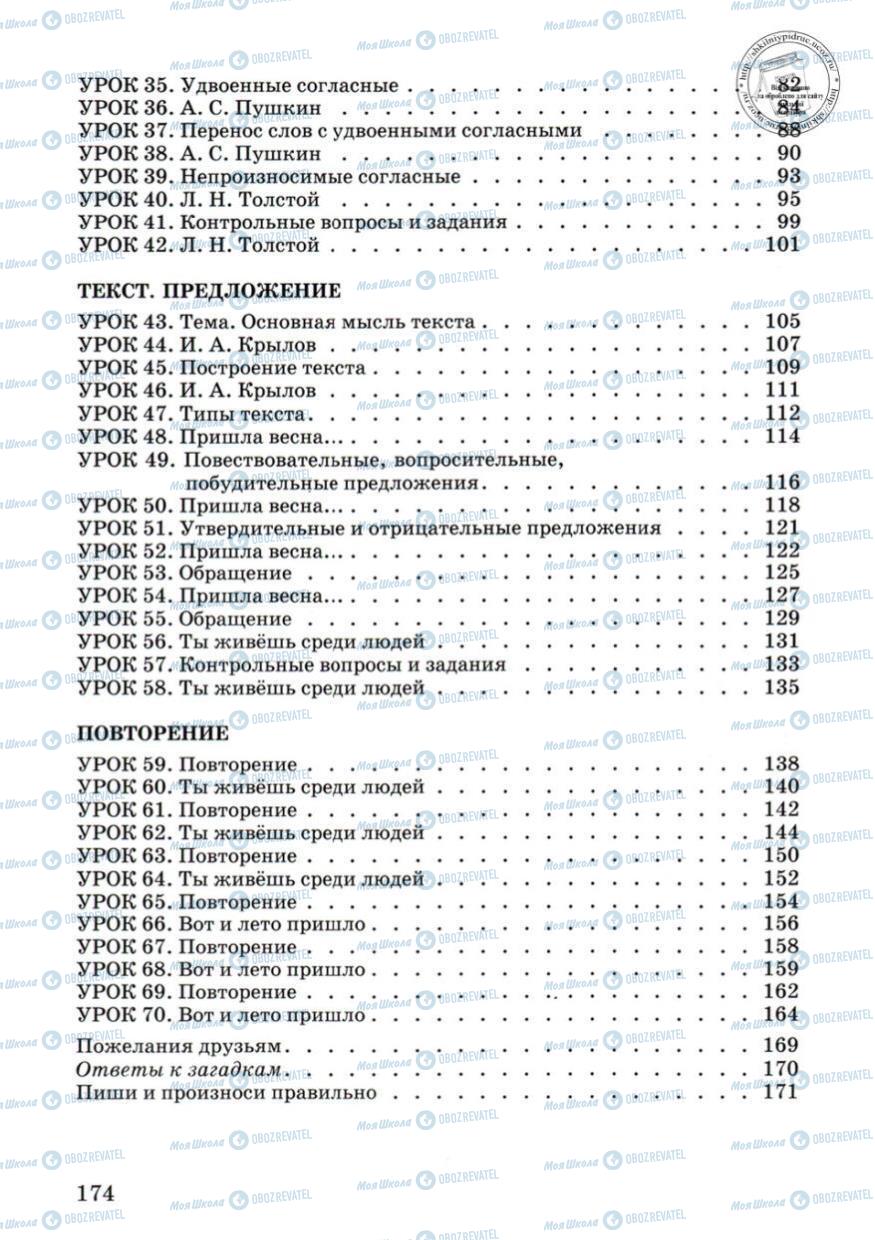 Учебники Русский язык 4 класс страница 174