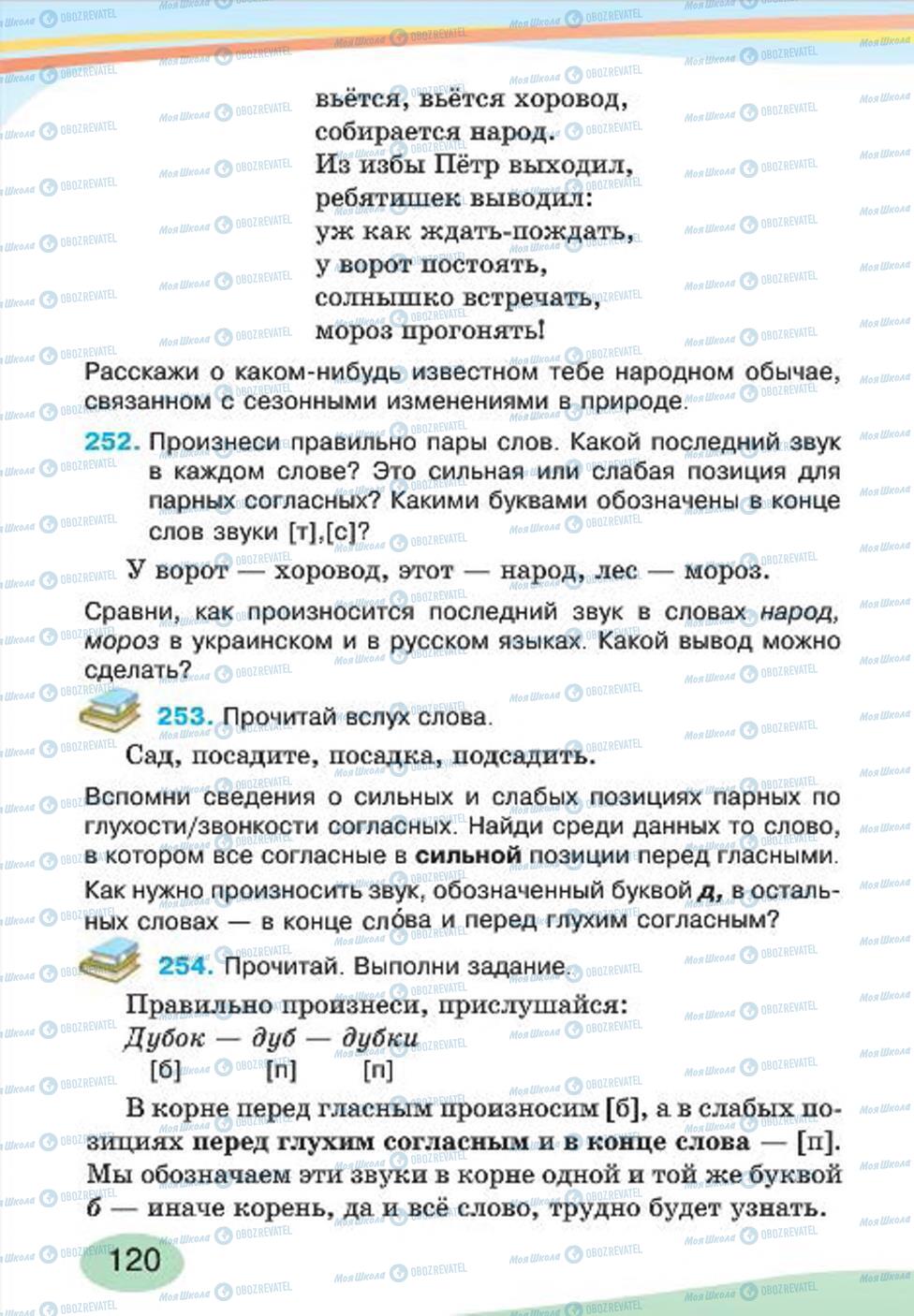 Учебники Русский язык 4 класс страница 120
