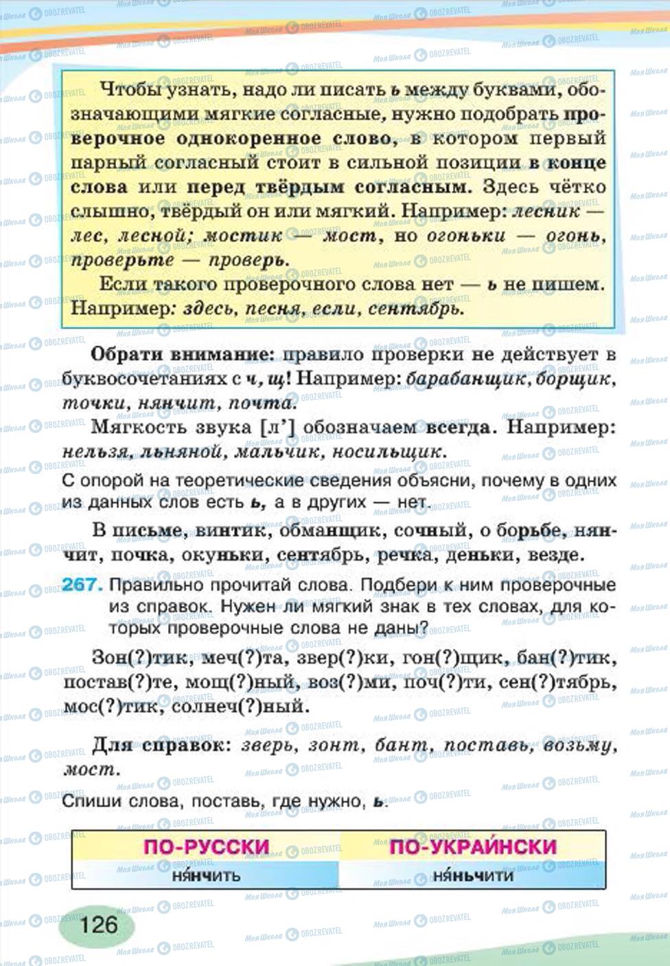 Учебники Русский язык 4 класс страница 126
