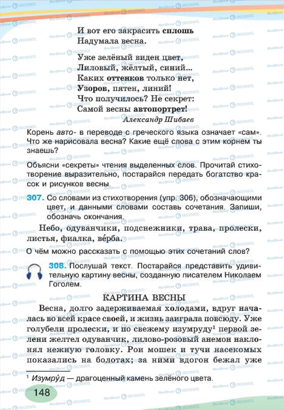 Підручники Російська мова 4 клас сторінка 148