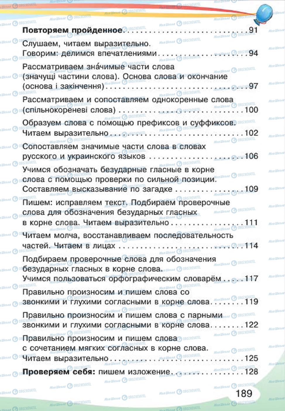 Учебники Русский язык 4 класс страница 189