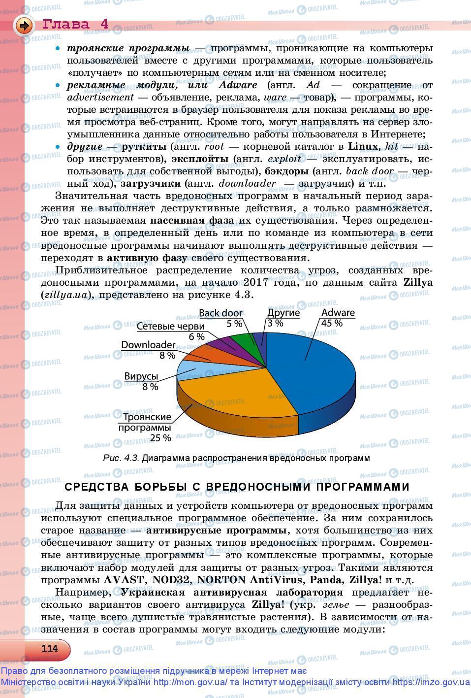 Учебники Информатика 9 класс страница 114