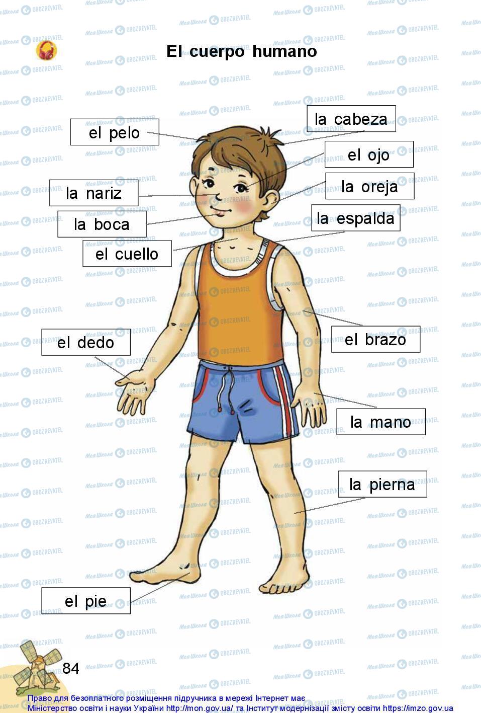 Підручники Іспанська мова 1 клас сторінка 84