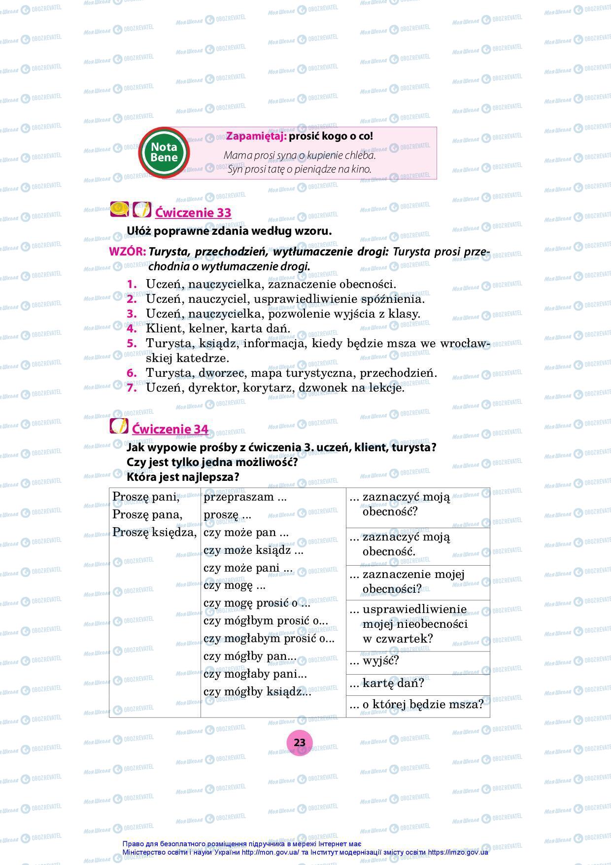 Учебники Польский язык 7 класс страница 23