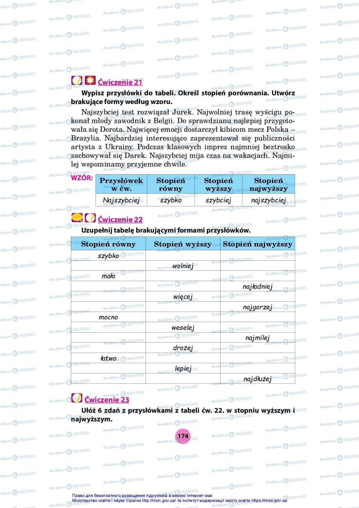 Учебники Польский язык 7 класс страница 174