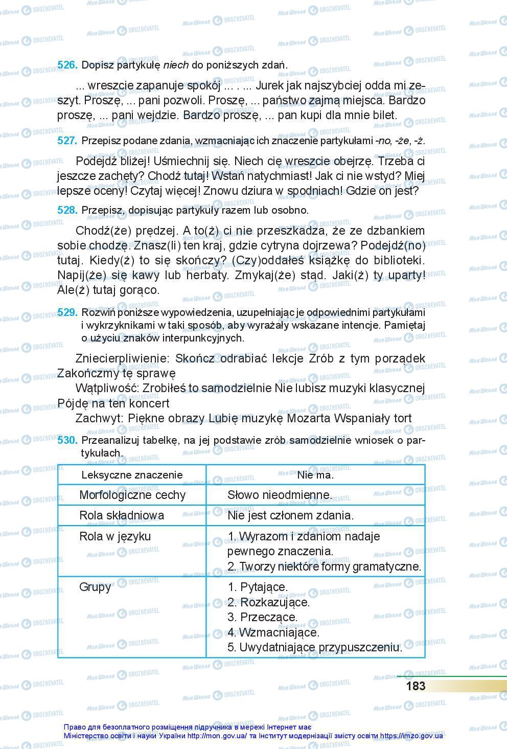 Учебники Польский язык 7 класс страница 183