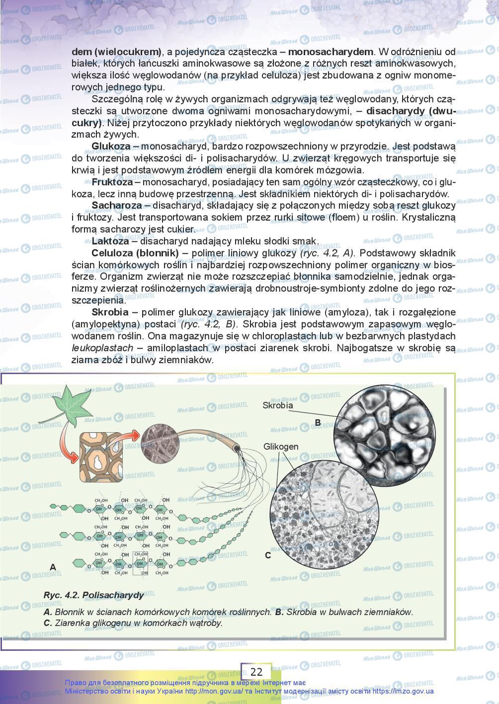 Підручники Біологія 9 клас сторінка 22