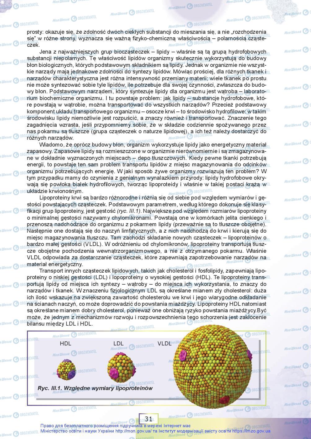 Підручники Біологія 9 клас сторінка 31