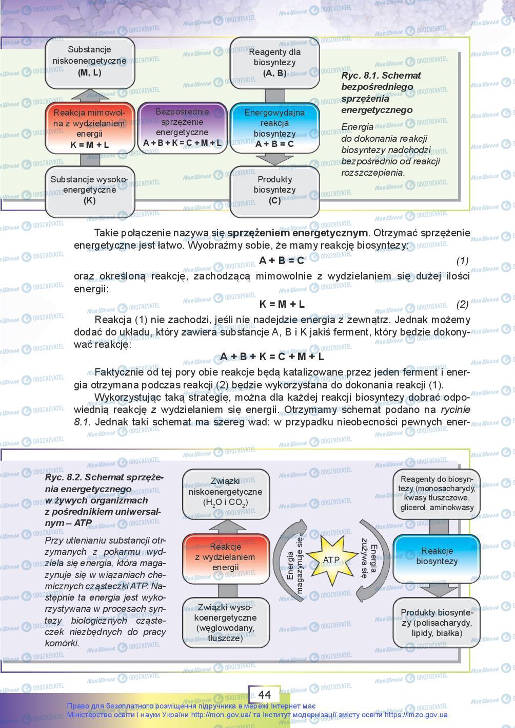 Підручники Біологія 9 клас сторінка 44