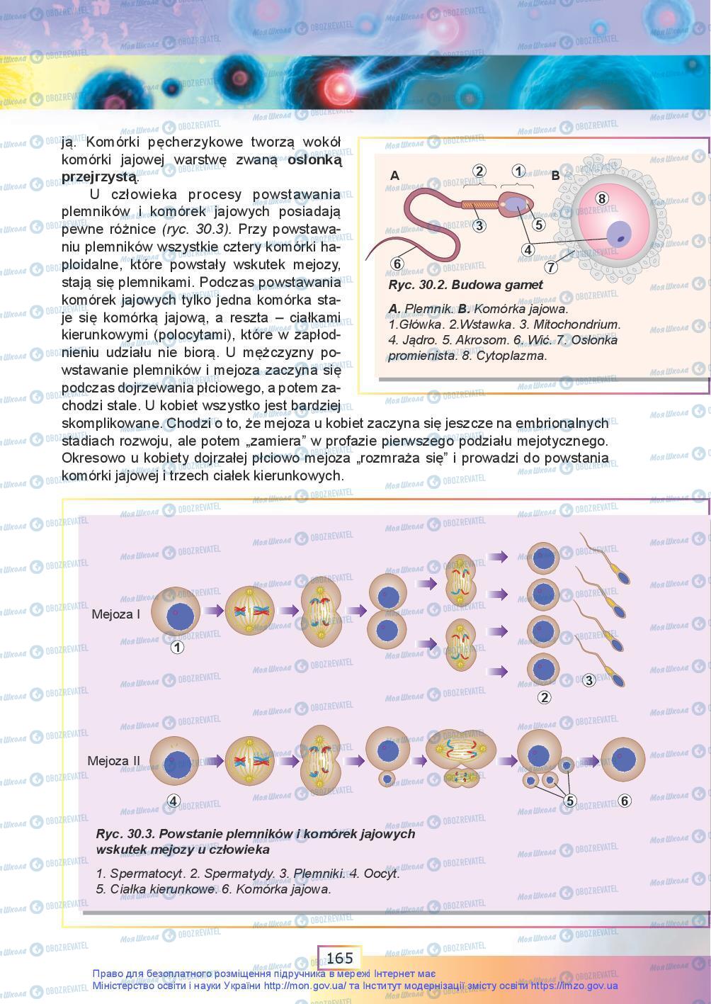 Підручники Біологія 9 клас сторінка 165