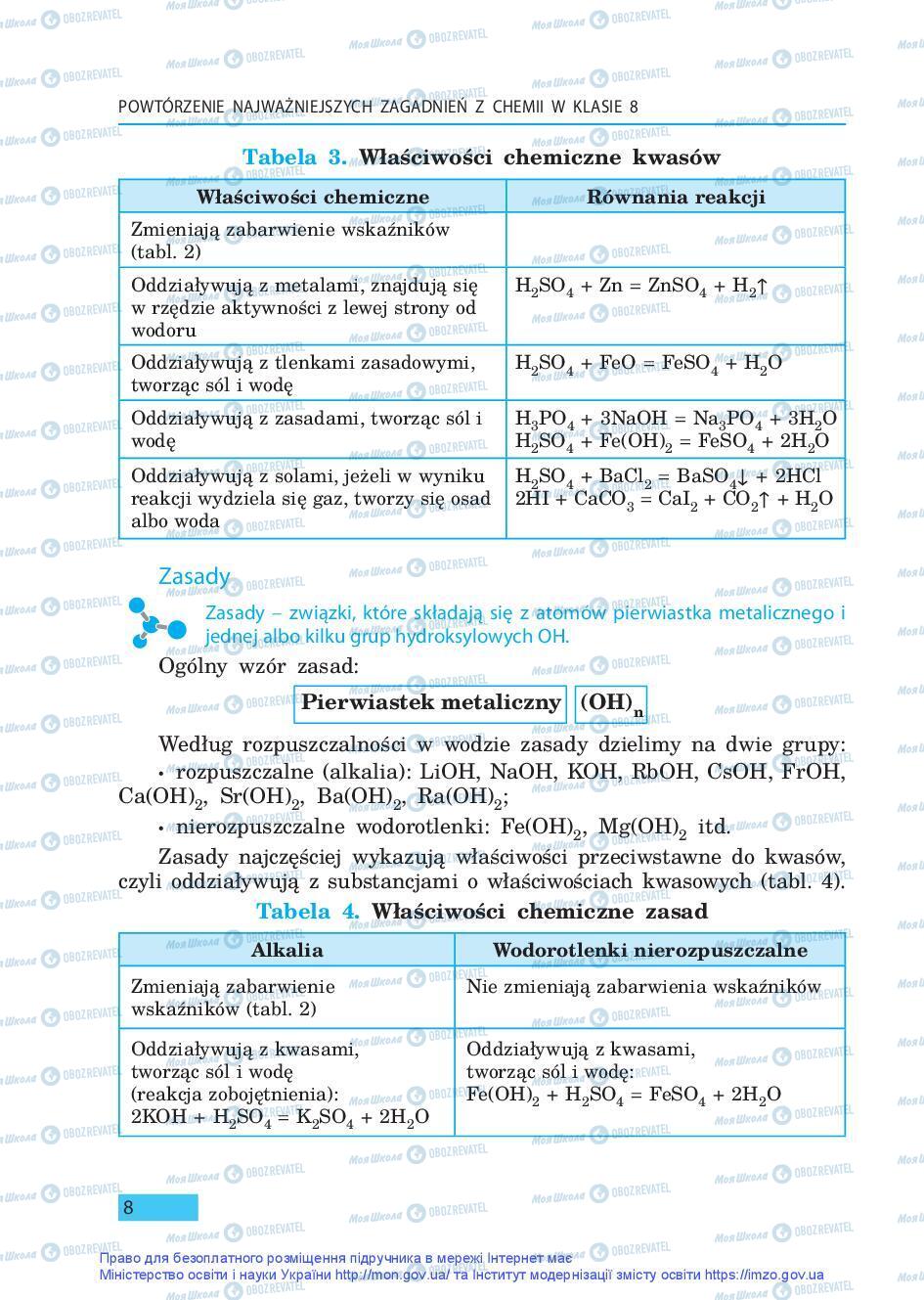 Учебники Химия 9 класс страница 8