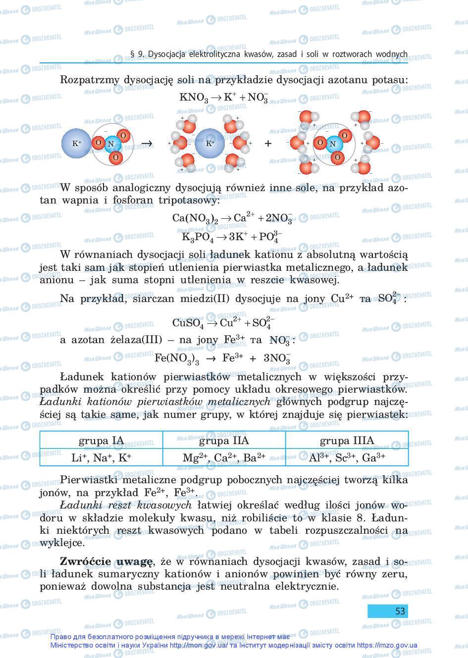 Учебники Химия 9 класс страница 53