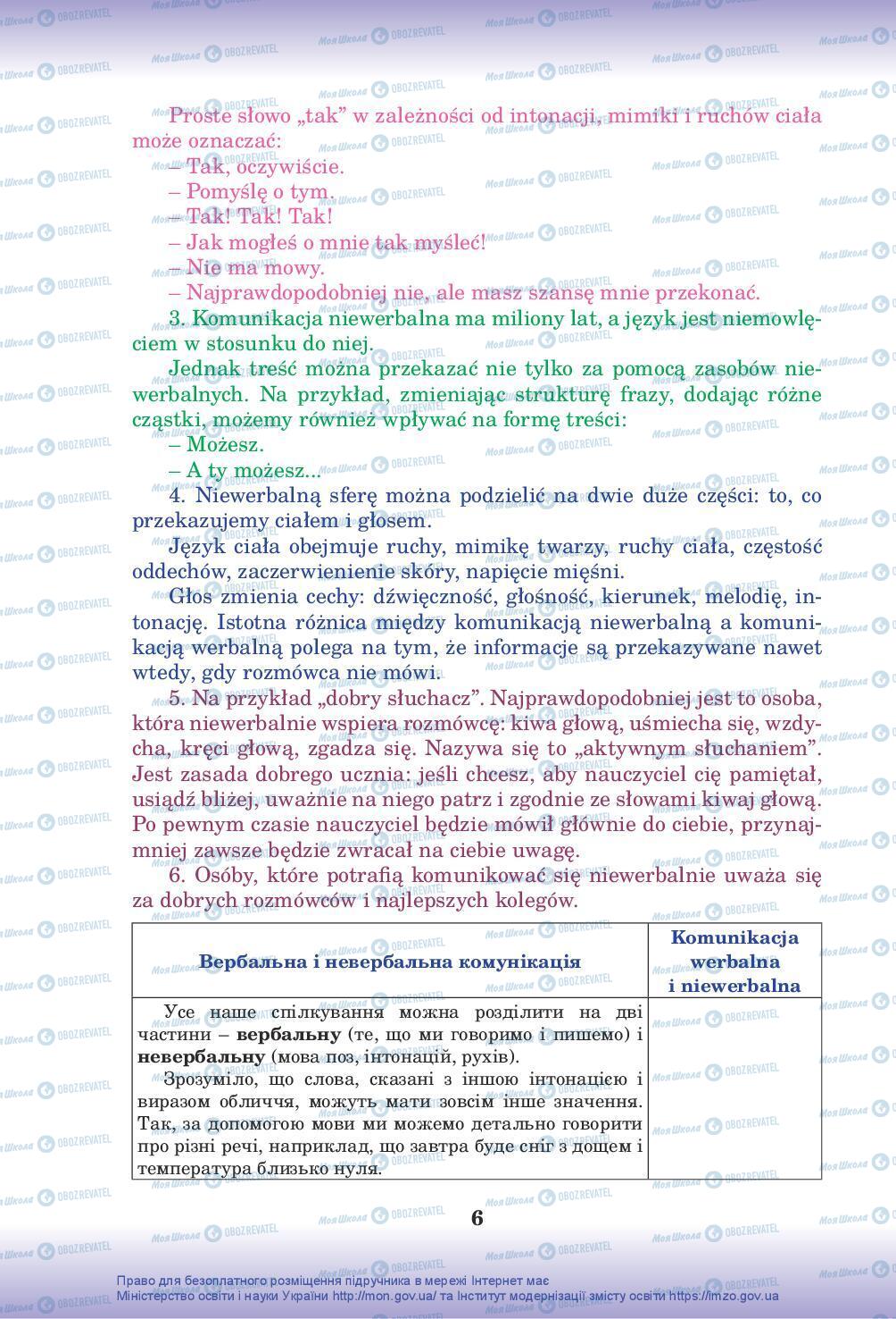 Підручники Польська мова 10 клас сторінка 6