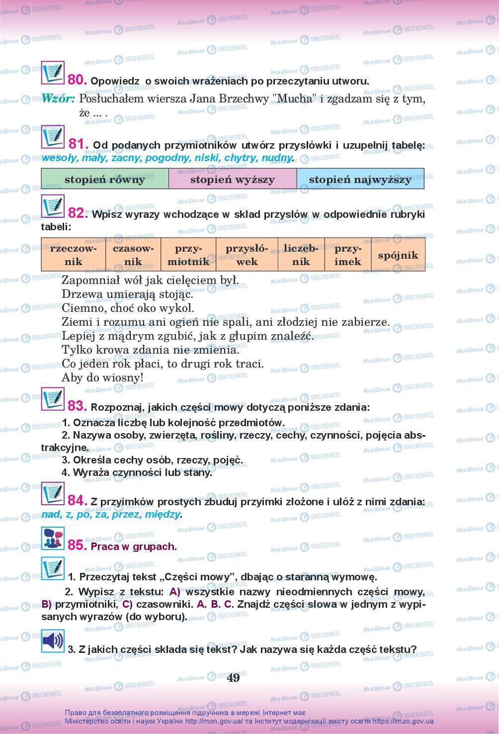 Підручники Польська мова 10 клас сторінка 49