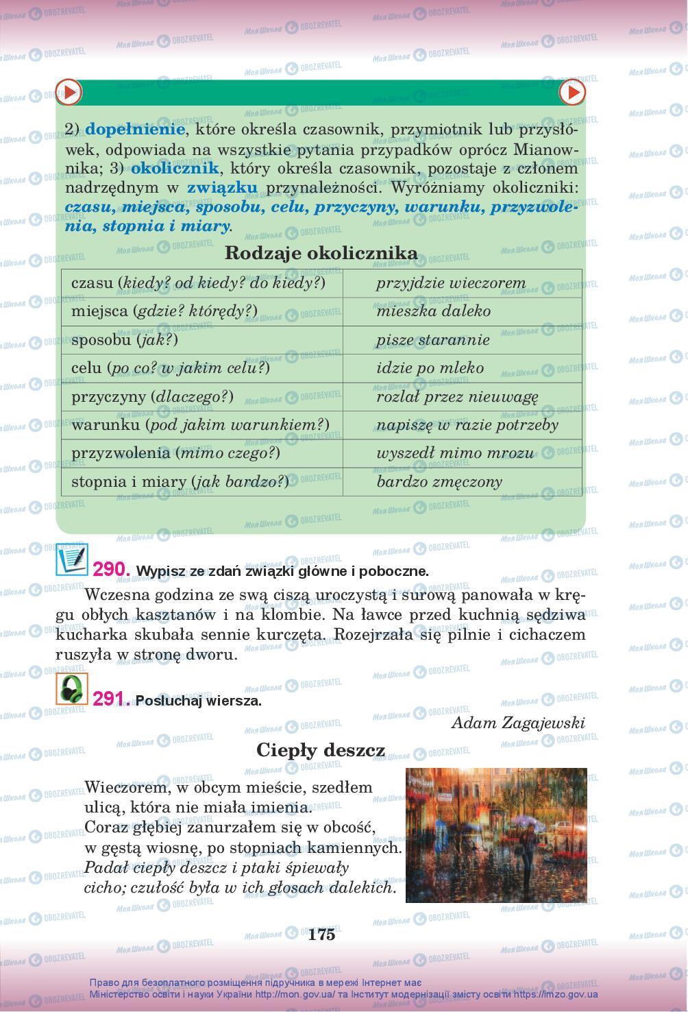 Підручники Польська мова 10 клас сторінка 175
