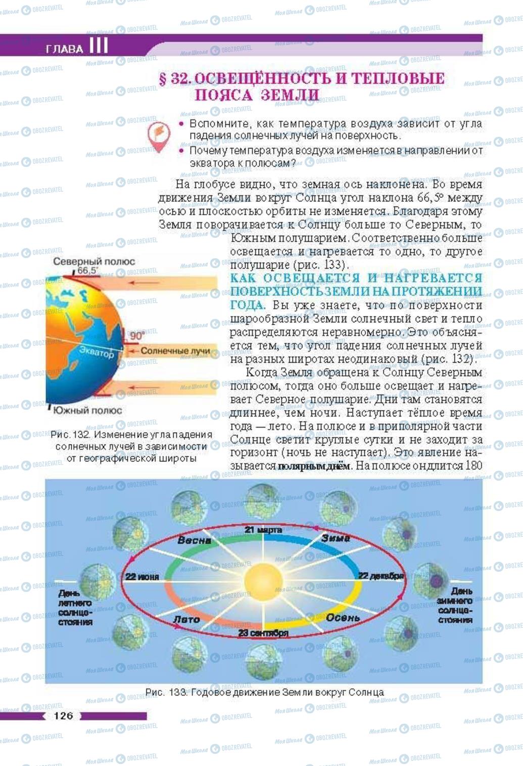 Підручники Географія 6 клас сторінка 126