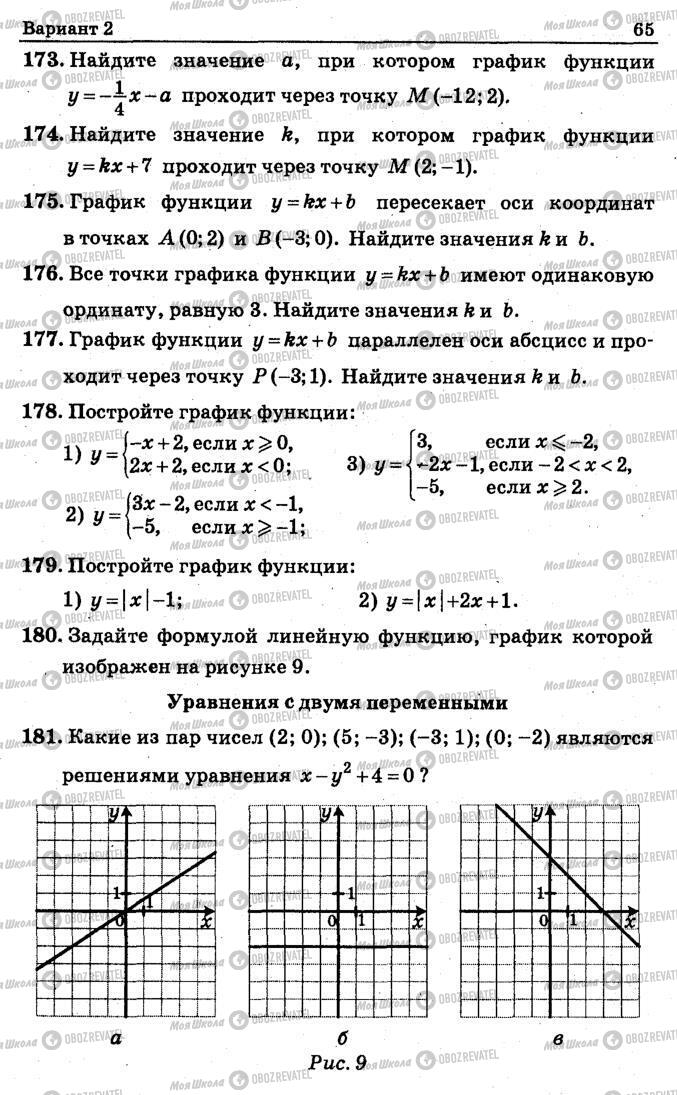 Учебники Алгебра 7 класс страница 65