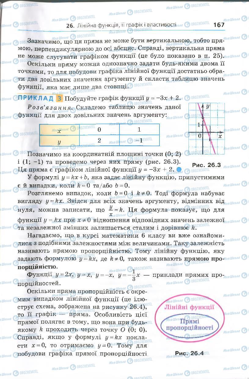 Учебники Алгебра 7 класс страница 167