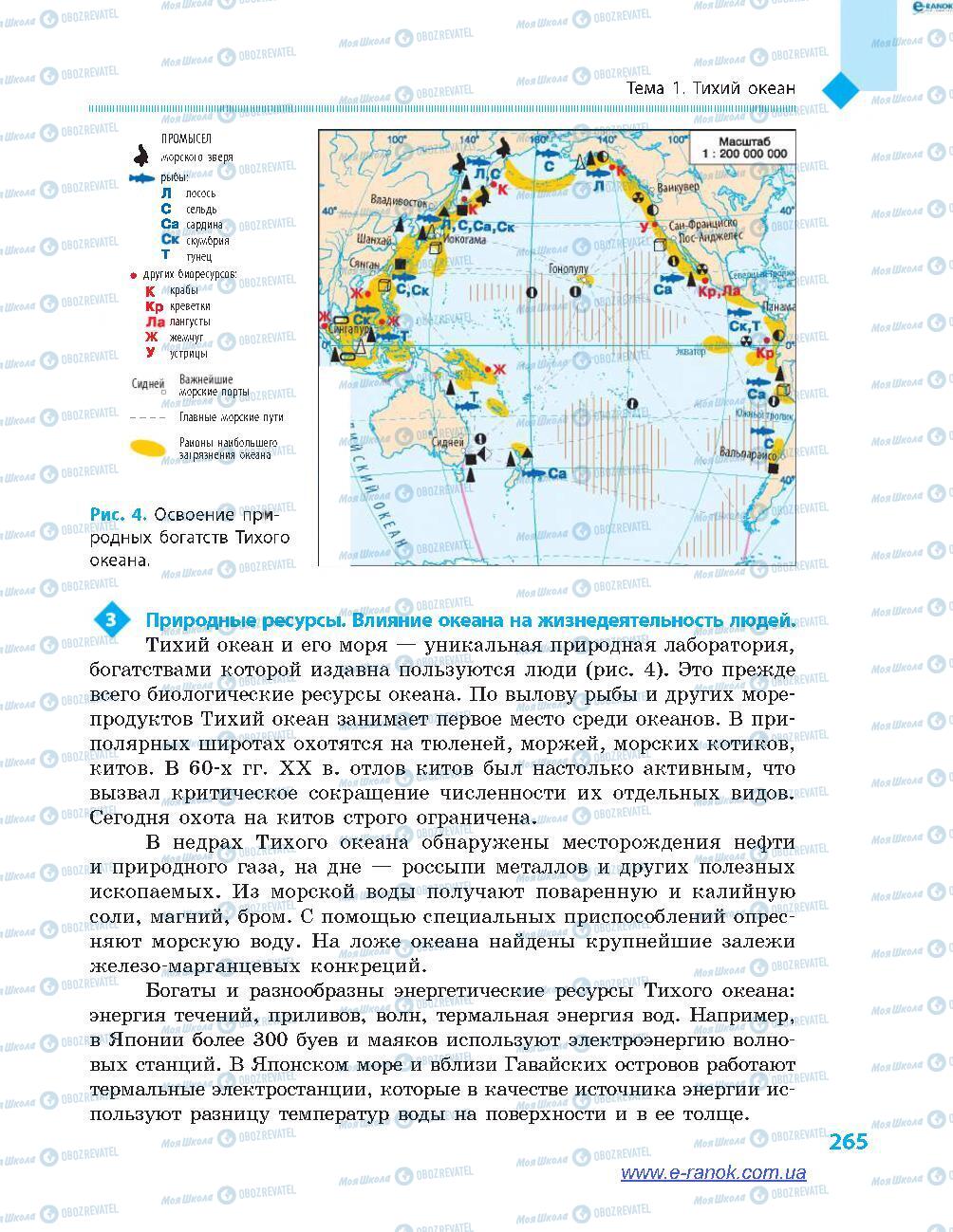 Підручники Географія 7 клас сторінка 265