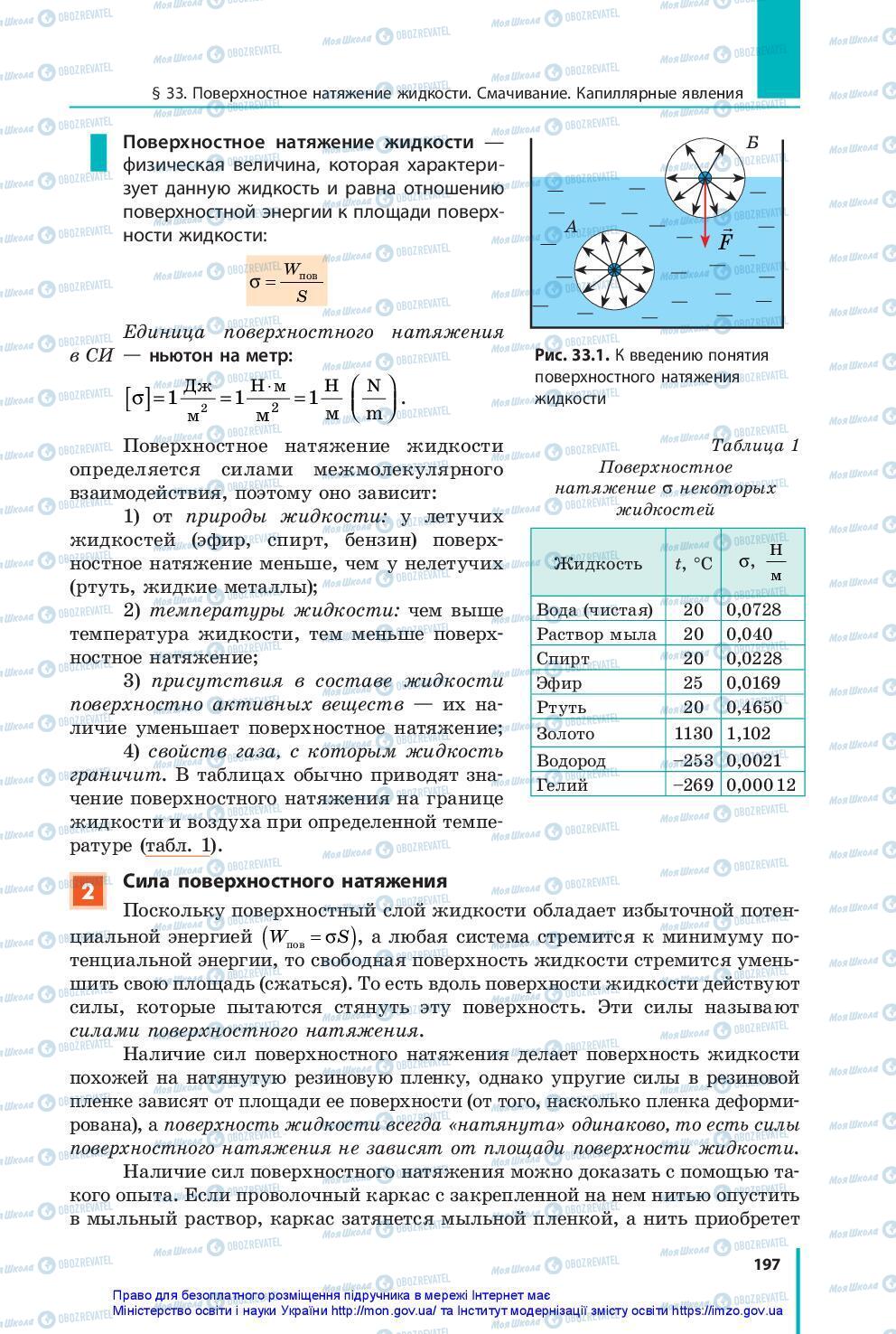 Учебники Физика 10 класс страница 197