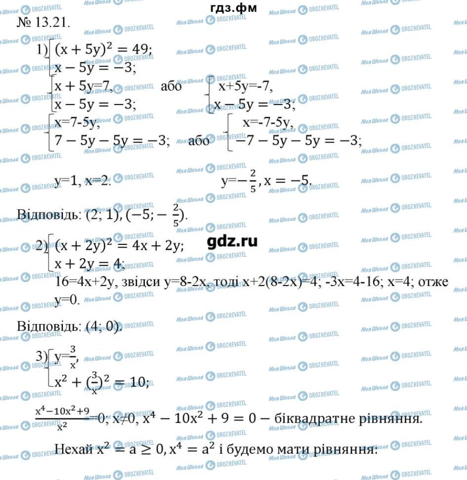 ГДЗ Алгебра 9 клас сторінка 21