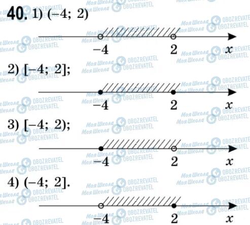 ГДЗ Алгебра 9 класс страница 40