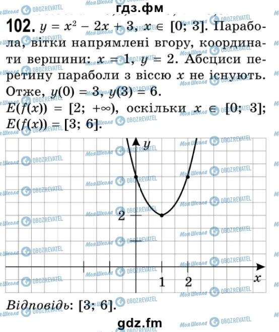 ГДЗ Алгебра 9 класс страница 102