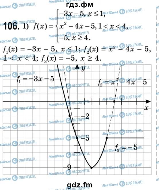 ГДЗ Алгебра 9 класс страница 106