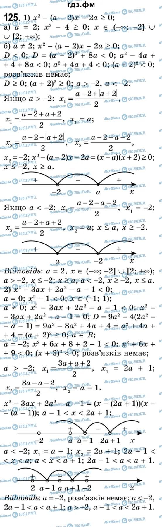 ГДЗ Алгебра 9 класс страница 125