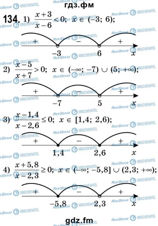 ГДЗ Алгебра 9 класс страница 134