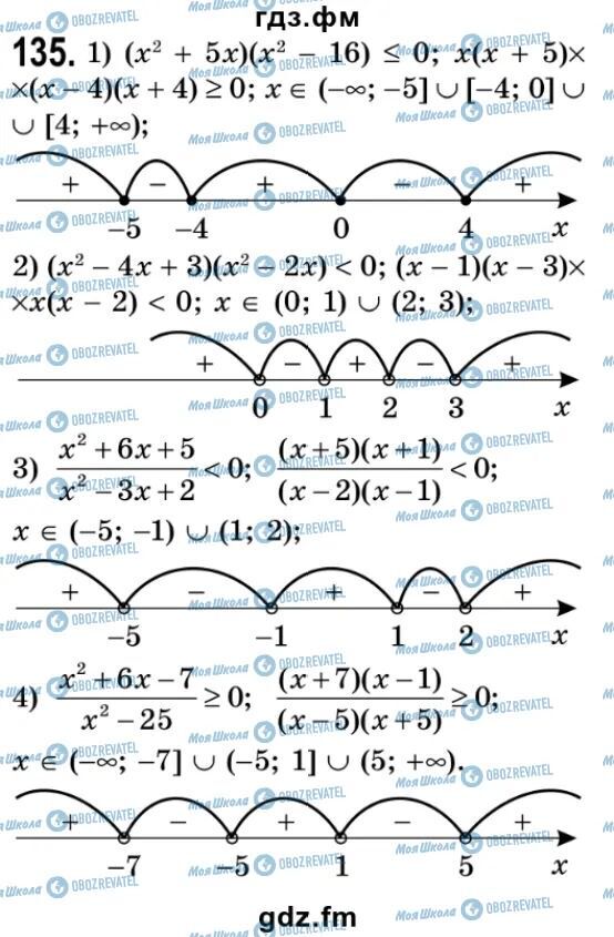 ГДЗ Алгебра 9 класс страница 135