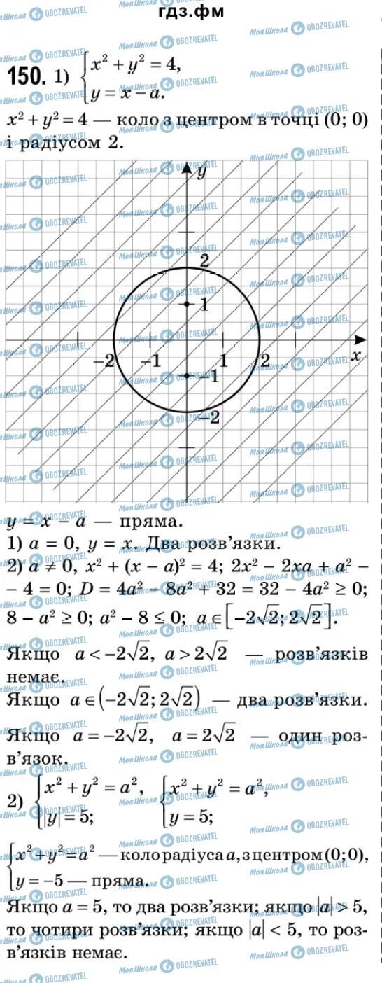 ГДЗ Алгебра 9 класс страница 150