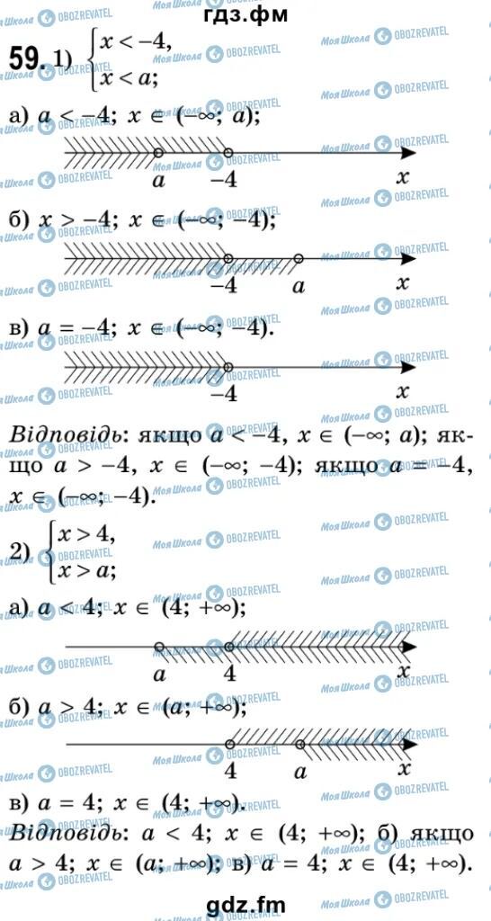 ГДЗ Алгебра 9 класс страница 59