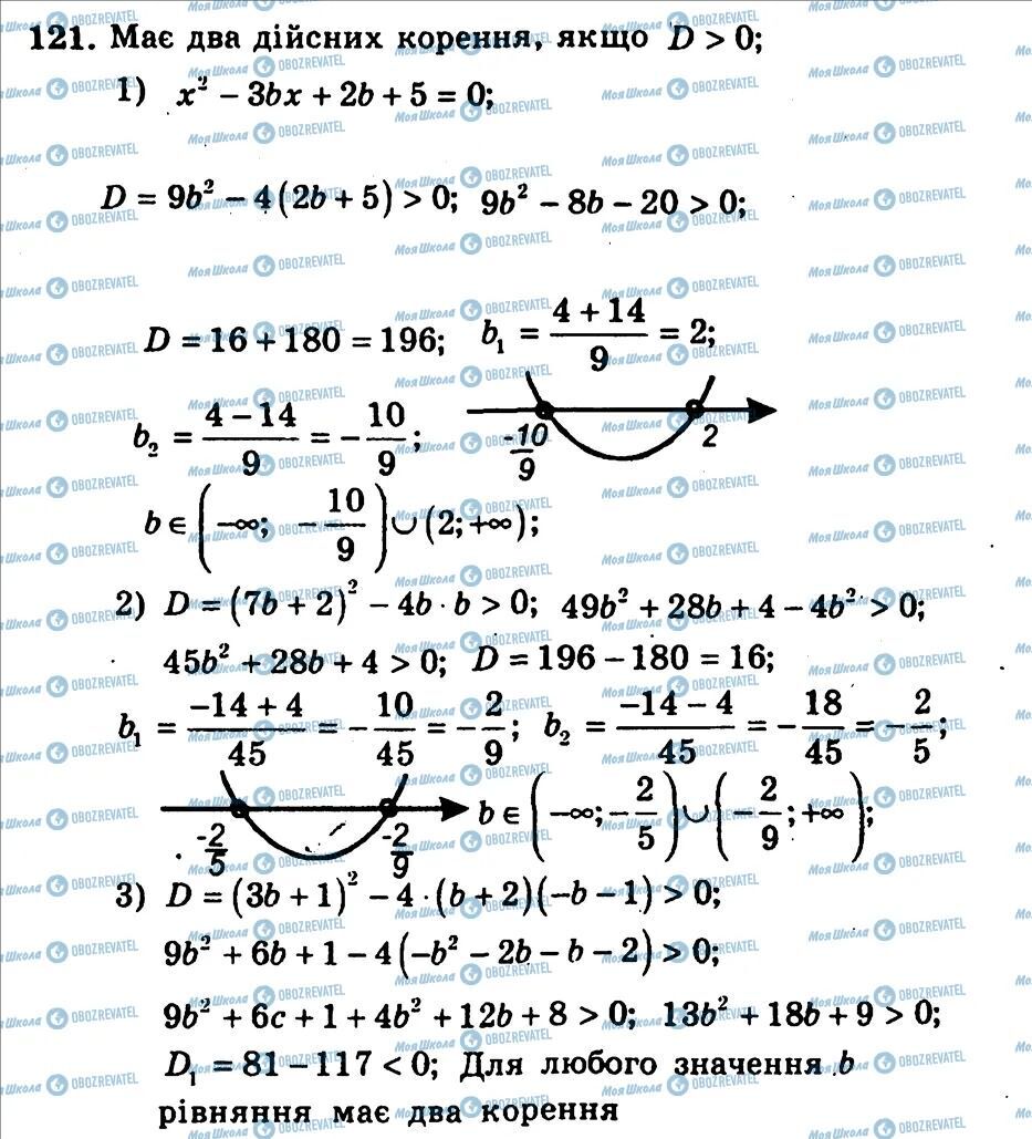 ГДЗ Алгебра 9 класс страница 121