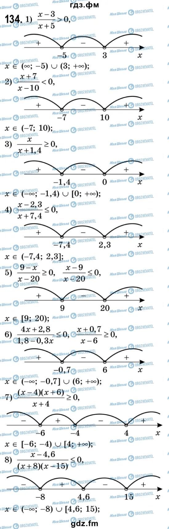ГДЗ Алгебра 9 класс страница 134