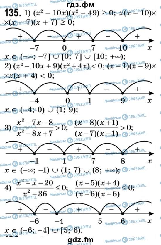 ГДЗ Алгебра 9 класс страница 135