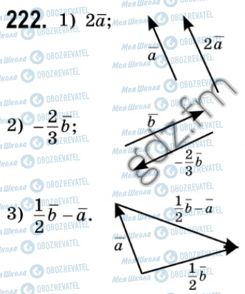ГДЗ Геометрія 9 клас сторінка 222