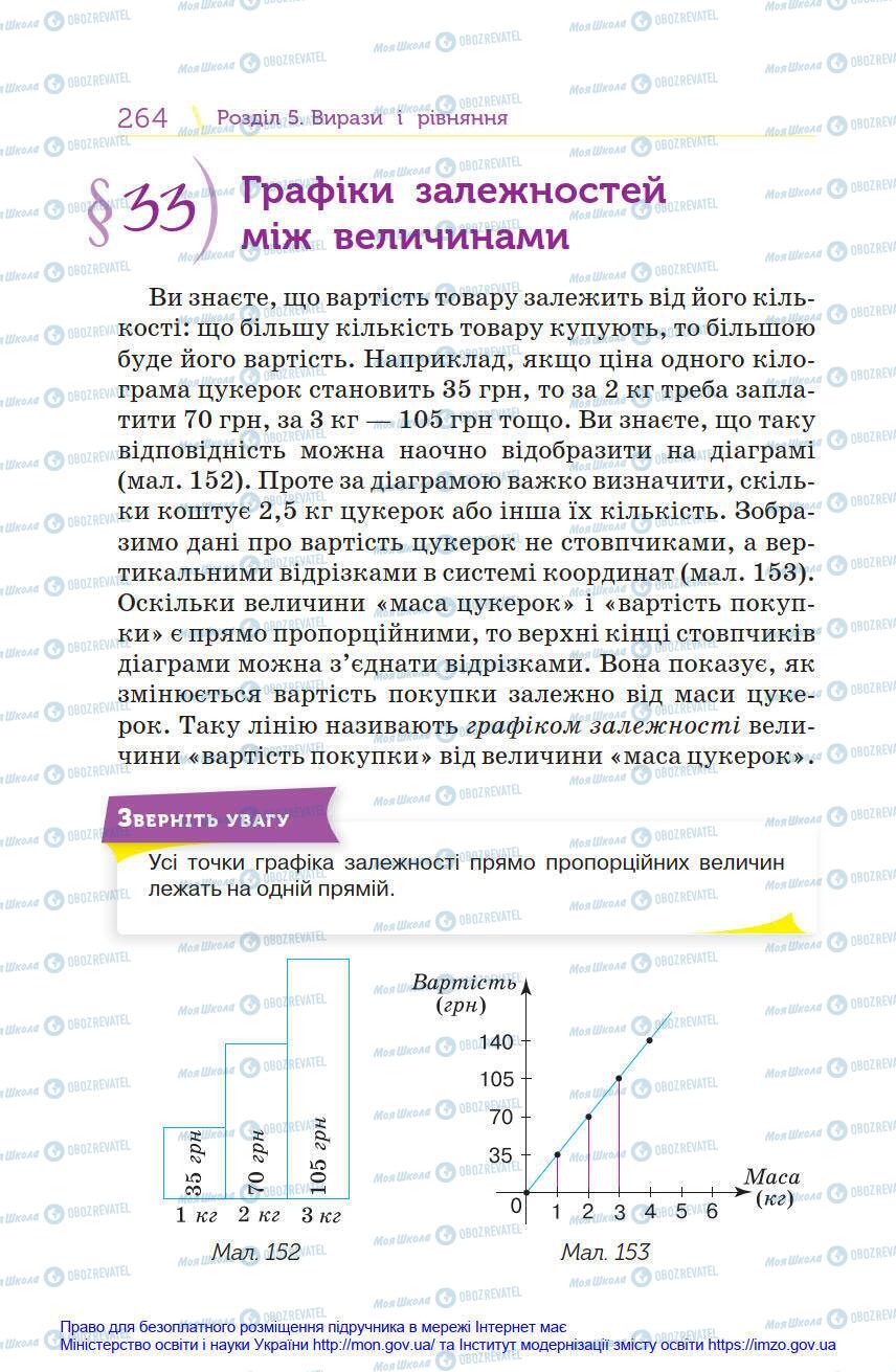 Учебники Математика 6 класс страница 264