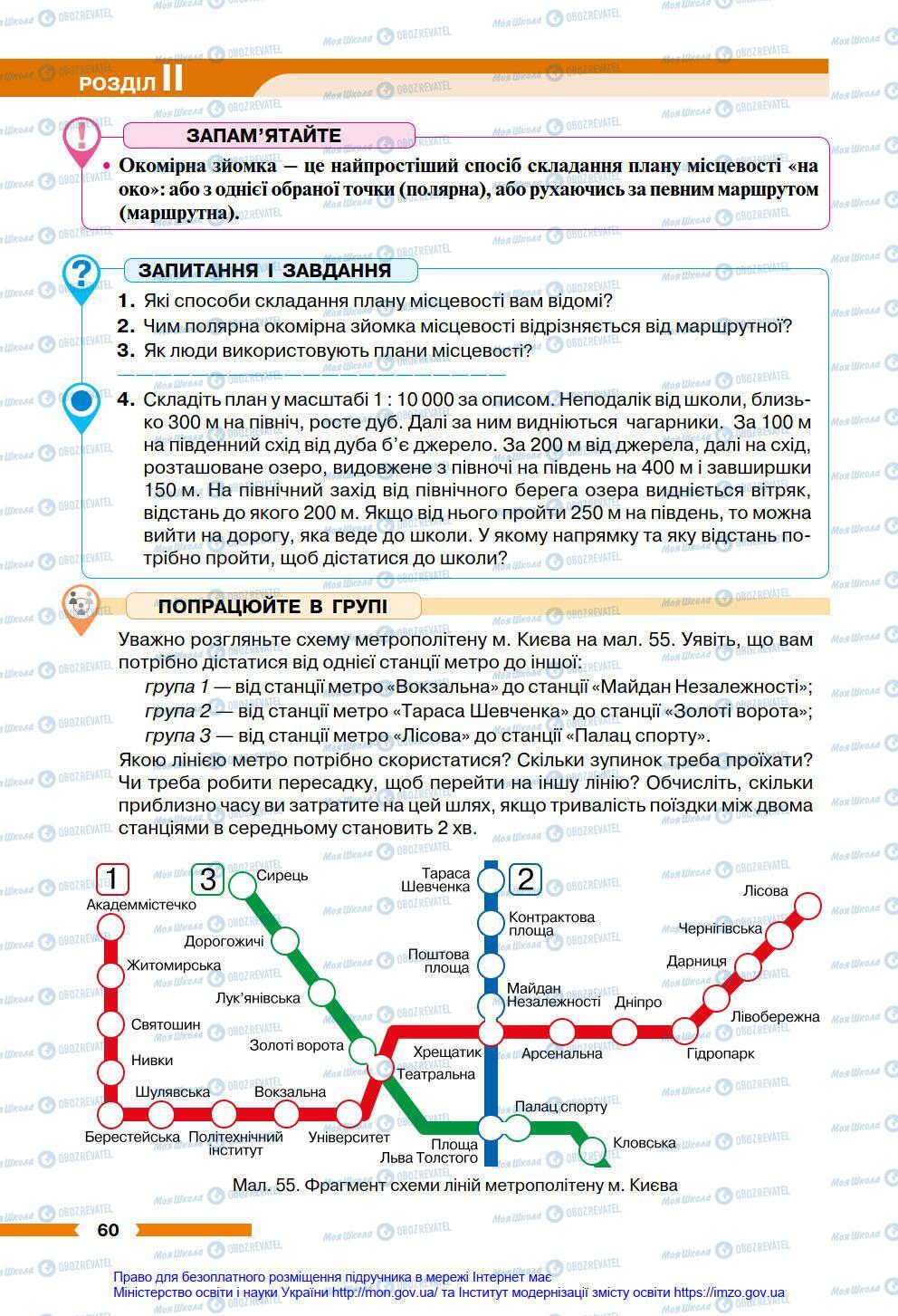 Підручники Географія 6 клас сторінка 60