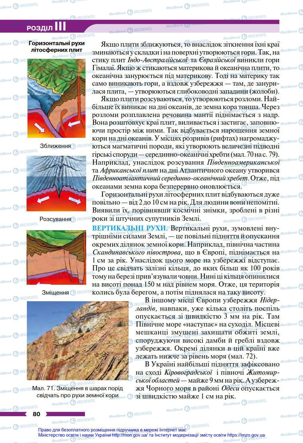 Підручники Географія 6 клас сторінка 80