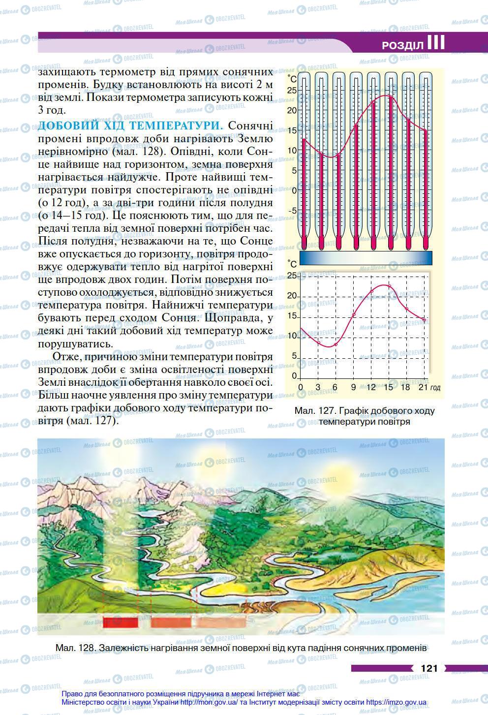 Підручники Географія 6 клас сторінка 121