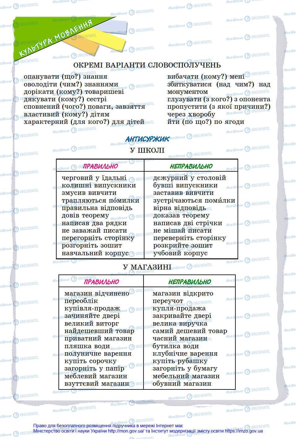 Учебники Укр мова 8 класс страница 69
