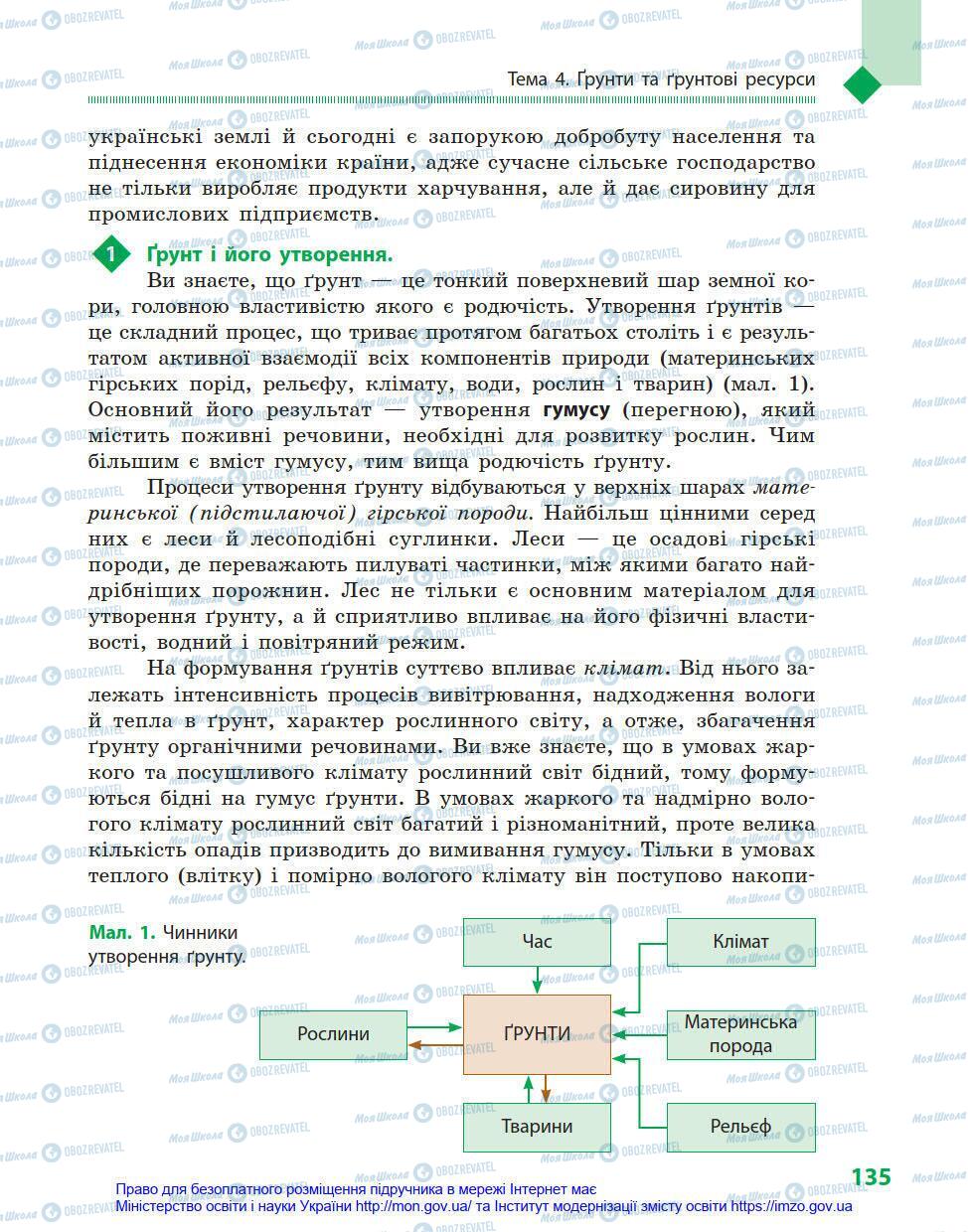 Учебники География 8 класс страница 135