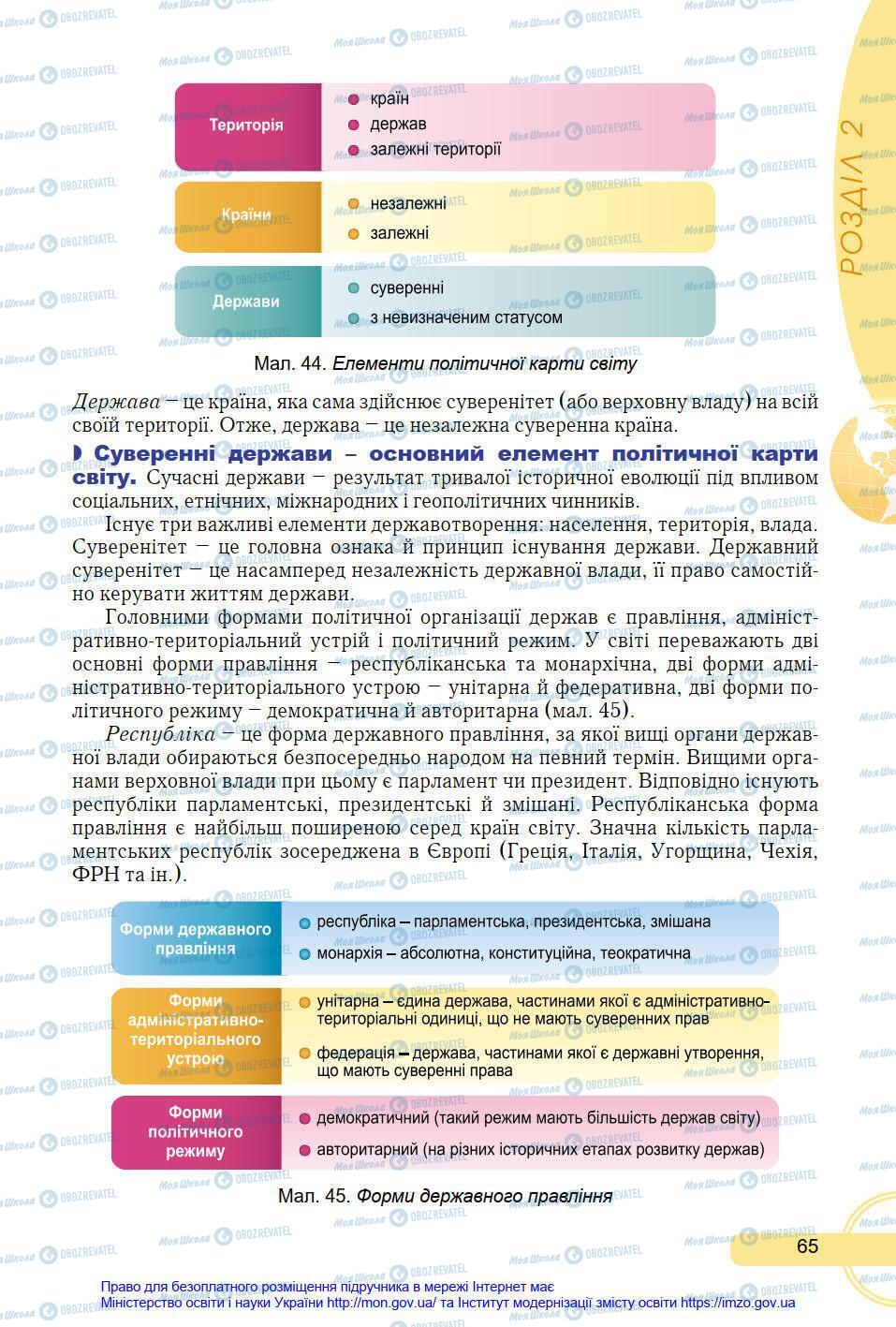 Учебники География 8 класс страница 65