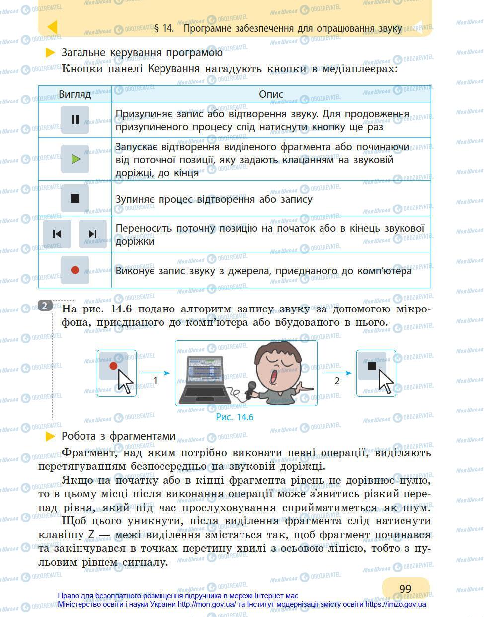 Підручники Інформатика 8 клас сторінка 99