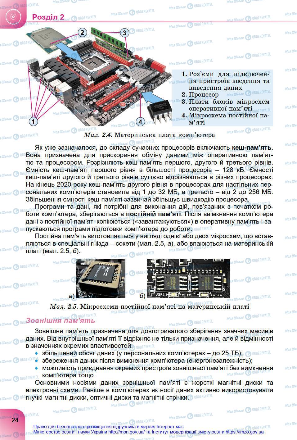 Підручники Інформатика 8 клас сторінка 24