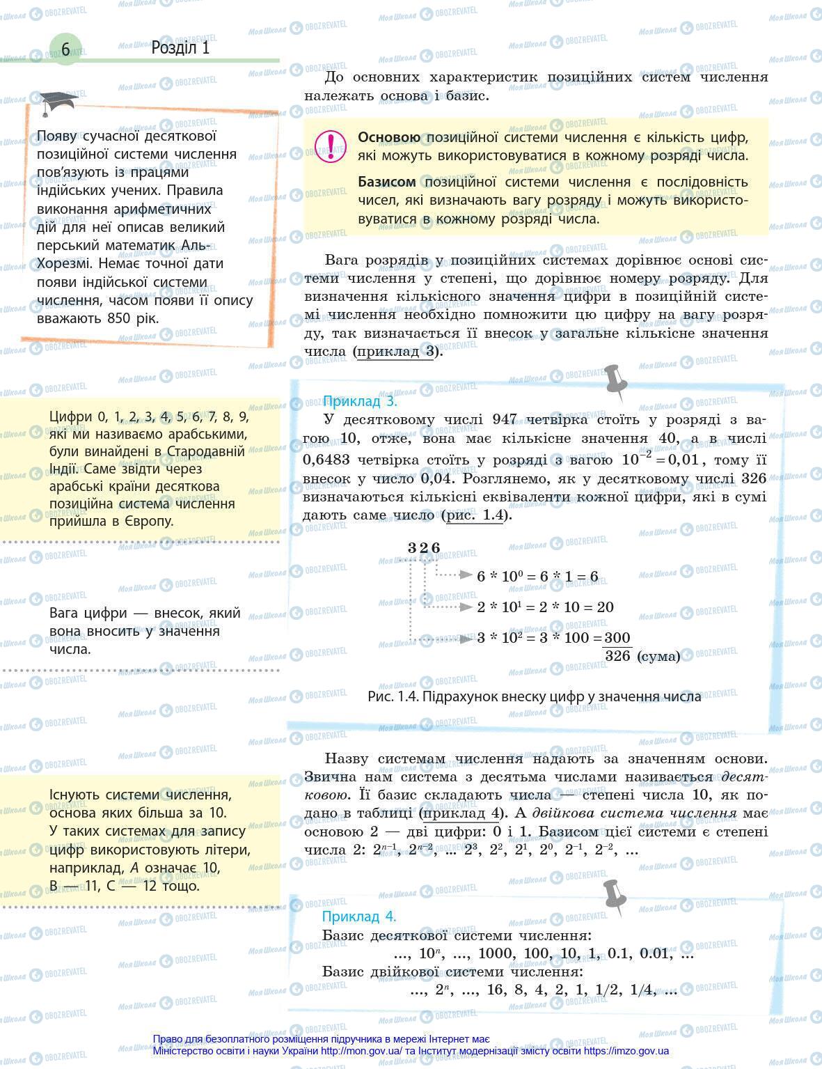Підручники Інформатика 8 клас сторінка 6